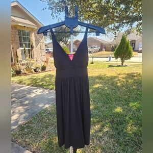 Chic Black Sleeveless Maxi Dress